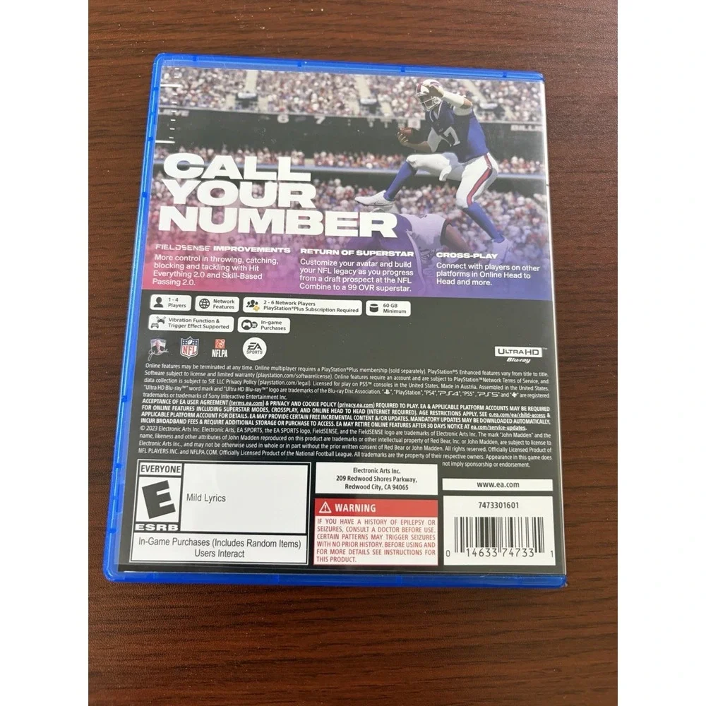 Madden NFL 24 - Sony PlayStation 5 Video Game Football PS5
